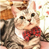 pet Bow tie - Wedding black / red pet cats and dogs collar