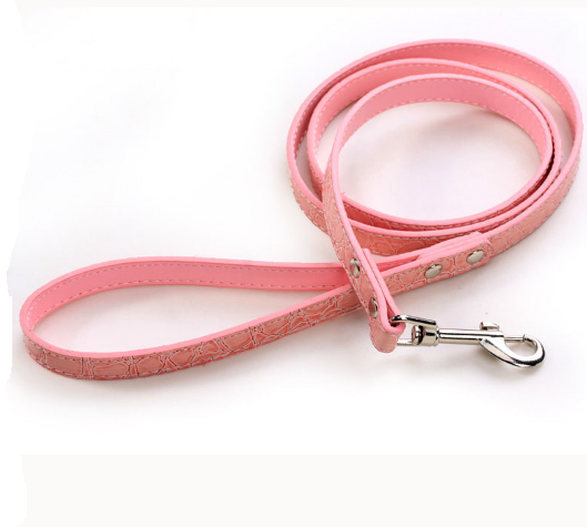 Elegant Pu Leather Solid Pet Cat